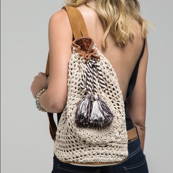 Handmade Crochet Backpack - Picture 7 of 11